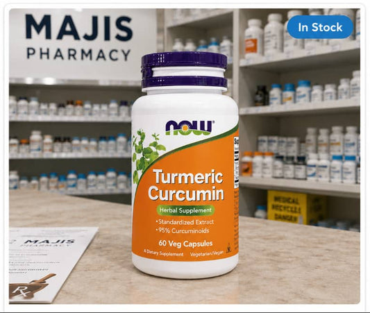 NOW Foods Turmeric Curcumin (60 Veg Capsules)