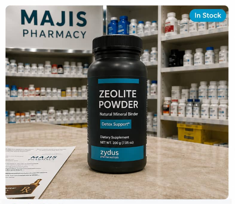 ZEOLITE POWDER Dietary Supplement NET WT. 200 g (7.05 oz)