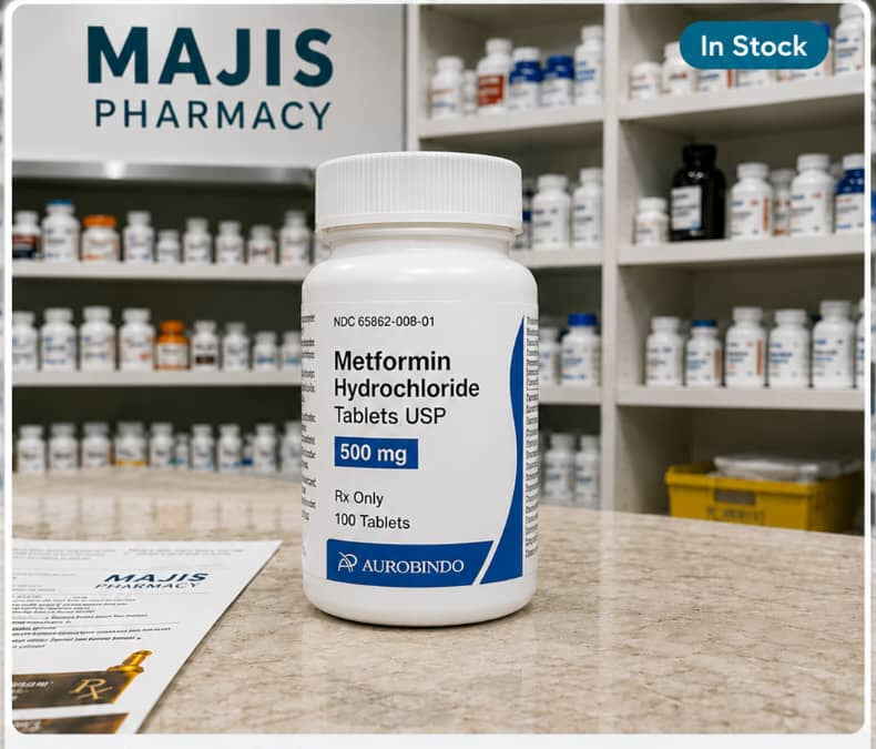 Metformin Hydrochloride Tablets USP 500 mg